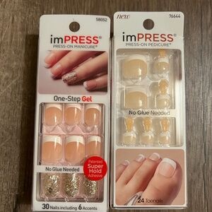 impress nail set stalker and high tide short length